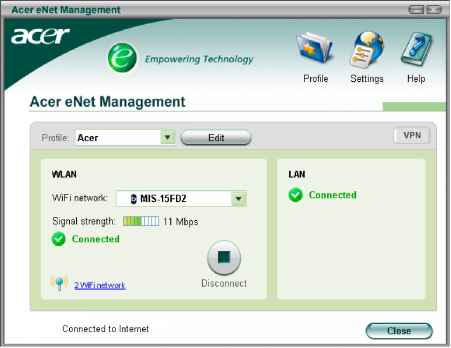 Acer Energy Management